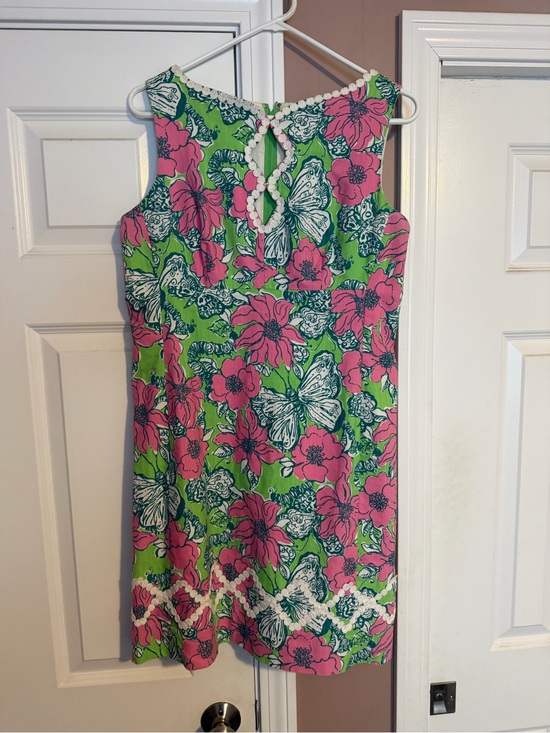 Lilly Pulitzer Dresses & Skirts - Lilly Pulitzer Pink, Green & Teal Floral Shift Dress